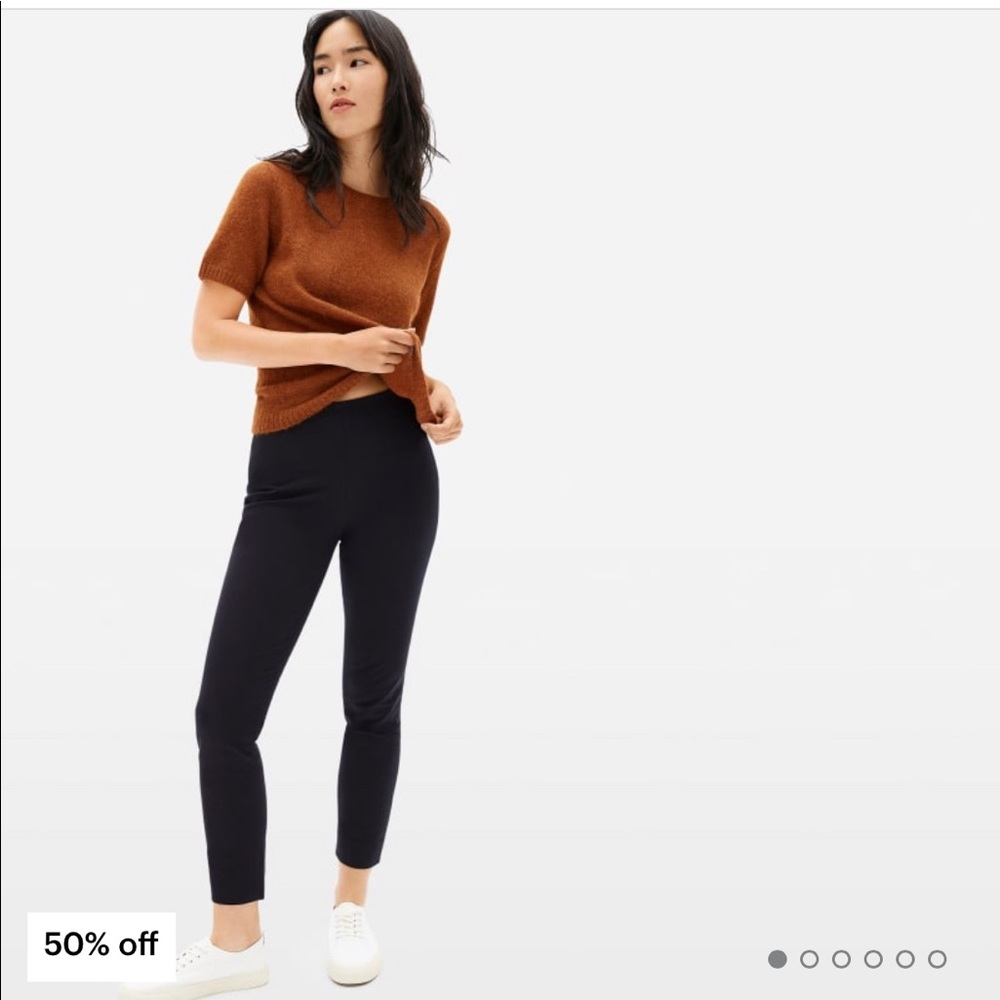 Everlane Side-zip Stretch Cotton Pant